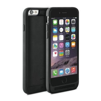 Puro Battery Bank Cover 3000 mAh till iPhone 6/6S - Svart