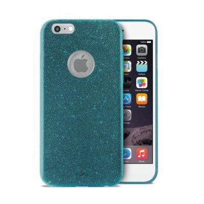 Puro Glitter Mobilskal till iPhone 6/6S - Shine Blå
