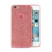 Puro Glitter Mobilskal till iPhone 6/6S - Shine Coral