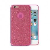 Puro Glitter Mobilskal till iPhone 6/6S - Shine Shock Pink