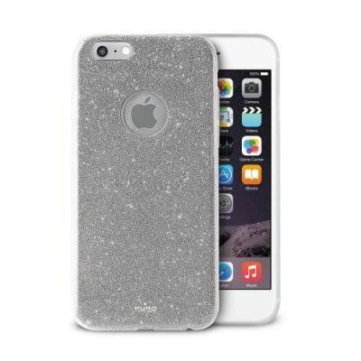 Puro Glitter Mobilskal till iPhone 6/6S - Shine Silver