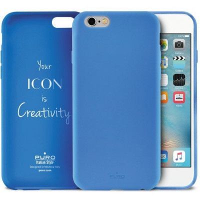 Puro Icon Cover (iPhone 6/6S) - Blå