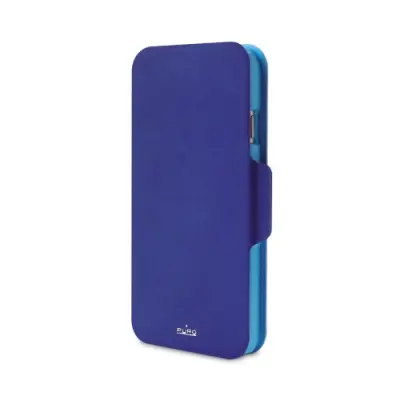 Puro iPhone 6 / 6S Eco-leather Bi-Color Wallet - Blå
