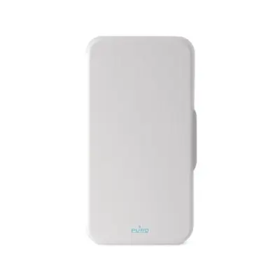Puro iPhone 6 / 6S Eco-leather Bi-Color Wallet - Vit/Turkos