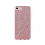 Puro iPhone 8/7 Glitter Mobilskal - Rose Gold