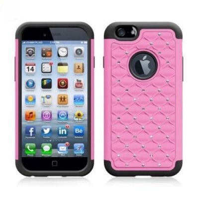 Rhinestone Combo Skal till Apple iPhone 6 / 6S