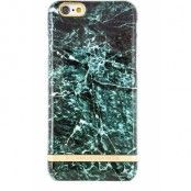 Richmond & Finch Glossy Marble (iPhone 6) - Svart/grön