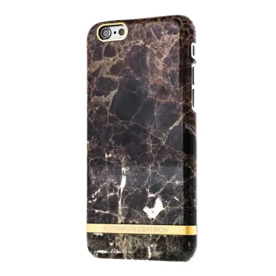 Richmond&Finch Glossy Marble (iPhone 6/6S) - Vinröd/vit
