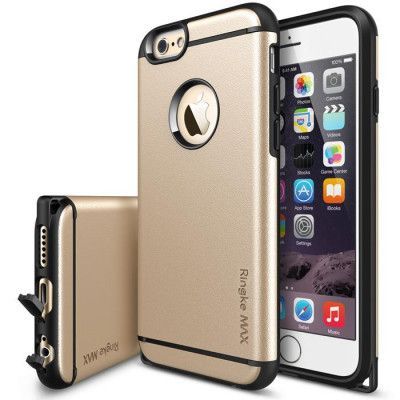Ringke MAX Double Layer Armor Tough Skal Apple iPhone 6 / 6S (Royal Gold)