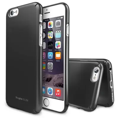 Ringke Slim Dual Coated Skal till Apple iPhone 6 / 6S (Gunmetal)