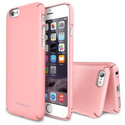 Ringke Slim Dual Coated Skal till Apple iPhone 6 / 6S (Rosa)