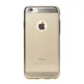 Rock Electroplating Flexicase Skal till Apple iPhone 6(S) Plus - Gol