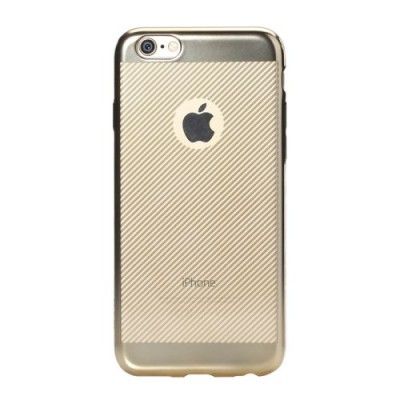Rock Electroplating Flexicase Skal till Apple iPhone 6(S) Plus - Gol