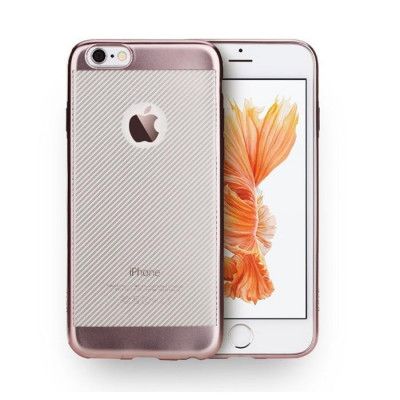 Rock Flexicase Skal till Apple iPhone 6(S) Plus - Rose Gold