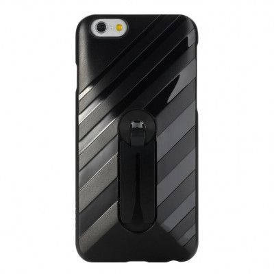 Rock Mobilskal med stativ/bilhållare till Apple iPhone 6 / 6S - Svart