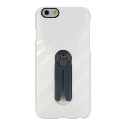 Rock Mobilskal med stativ/bilhållare till Apple iPhone 6 / 6S - Vit