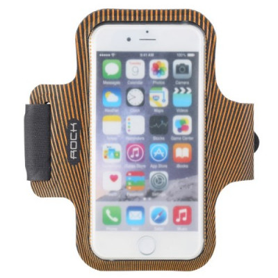 Rock Smart Sports Armband till iPhone 6/6S - Orange