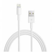 SiGN USB 2.0 kabel med Lightning kontakt 5V, 2.1A, iPhone 6/7/8/X, 1m - Vit