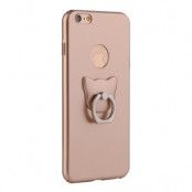 Skal med ring till iPhone 6 / 6S Plus - Guld