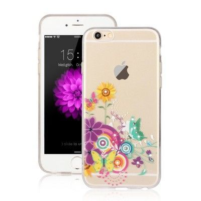 Skal till Apple iPhone 6 / 6S - Färgrika Fjärilar