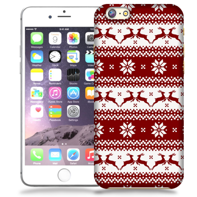 Skal till Apple iPhone 6 / 6S - Juldekor - Renar