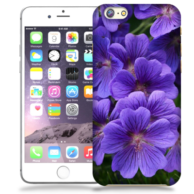 Skal till Apple iPhone 6 / 6S - Lila blommor