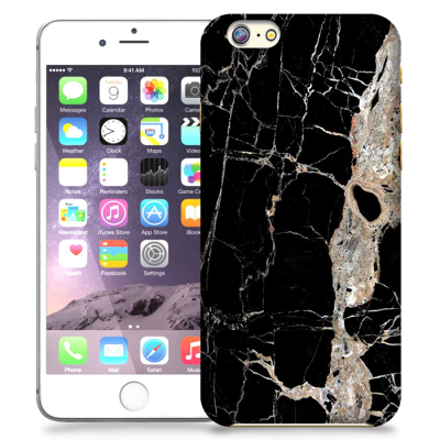 Skal till Apple iPhone 6 / 6S - Marble - Svart