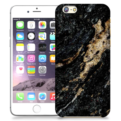 Skal till Apple iPhone 6 / 6S - Marble - Svart