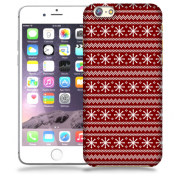 Skal till Apple iPhone 6(S) Plus - Juldekor - Röd/Vit