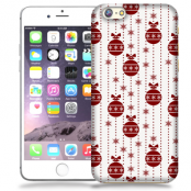 Skal till Apple iPhone 6(S) Plus - Juldekor - Vit/Röd