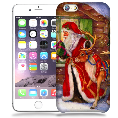 Skal till Apple iPhone 6(S) Plus - Jultomte och ren