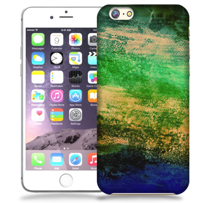 Skal till Apple iPhone 6 / 6S Plus - Målning - Grön