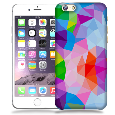 Skal till Apple iPhone 6 / 6S Plus - Polygon - Flerfärgad