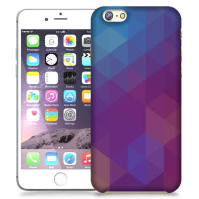 Skal till Apple iPhone 6 / 6S Plus - Polygon - Lila