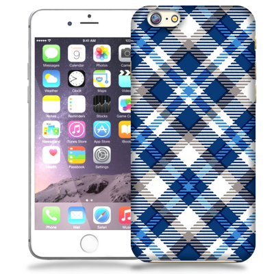 Skal till Apple iPhone 6 / 6S Plus - Randigt och rutigt