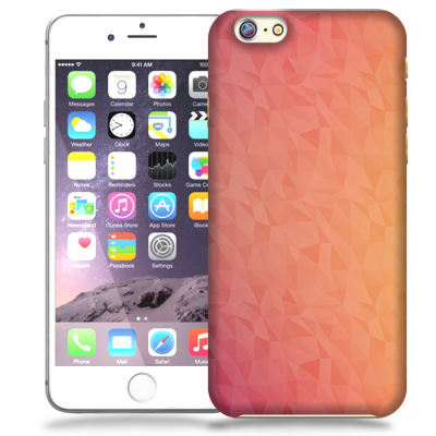 Skal till Apple iPhone 6 / 6S - Prismor - Rosa/Orange