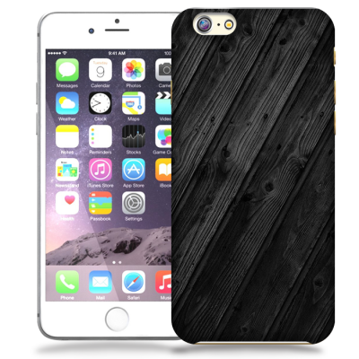 Skal till Apple iPhone 6 / 6S - Svart trä