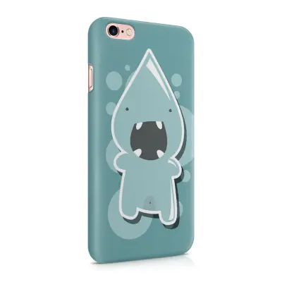 Skal till Apple iPhone 6(S)  - Argt Bubbelmonster - Blå