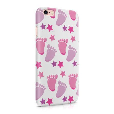 Skal till Apple iPhone 6(S)  - Babyfötter - Rosa