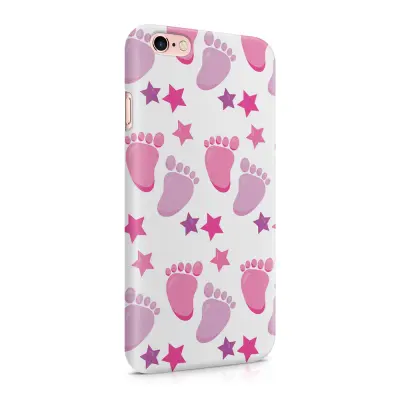 Skal till Apple iPhone 6(S)  - Babyfötter - Rosa