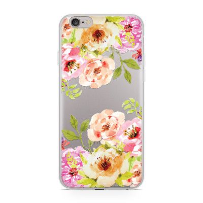 Skal till Apple iPhone 6(S) - Blommig målning