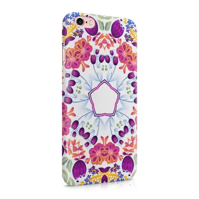 Skal till Apple iPhone 6(S)  - Blommor Hexagon