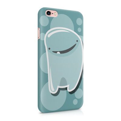 Skal till Apple iPhone 6(S)  - Bubbelmonster - Blå