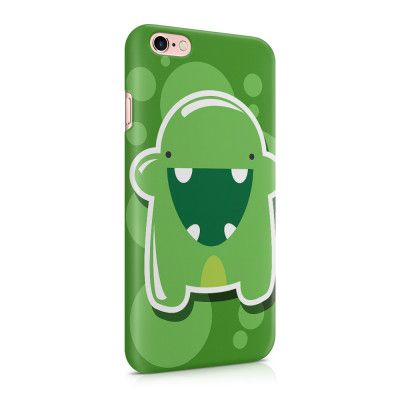 Skal till Apple iPhone 6(S)  - Bubbelmonster - Grön