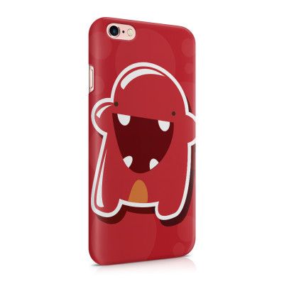 Skal till Apple iPhone 6(S)  - Bubbelmonster - Röd