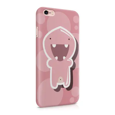 Skal till Apple iPhone 6(S)  - Glatt Bubbelmonster - Rosa