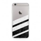 Skal till Apple iPhone 6(S) - Half marble stripes