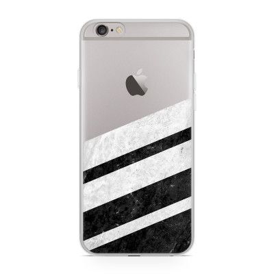 Skal till Apple iPhone 6(S) - Half marble stripes