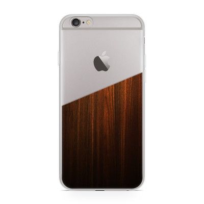 Skal till Apple iPhone 6(S) - Half wooden