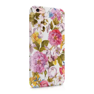 Skal till Apple iPhone 6(S)  - Hortensia - Vit